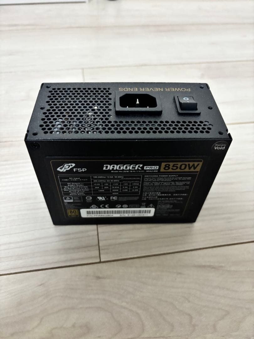 FSP DAGGER PRO 850W SDA2-850 Gold 電源ユニット