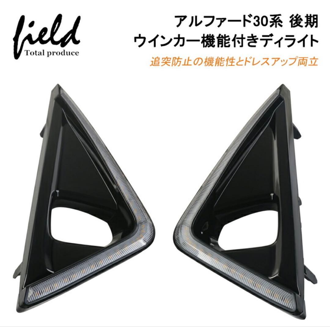 アルファード30系フォグランプデイライト