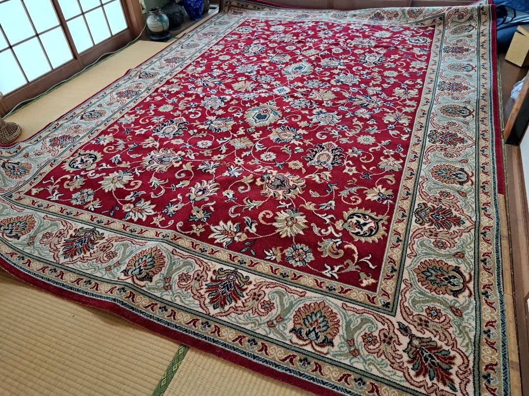 RAMSES 花柄ラグ 約200cm x 300cm