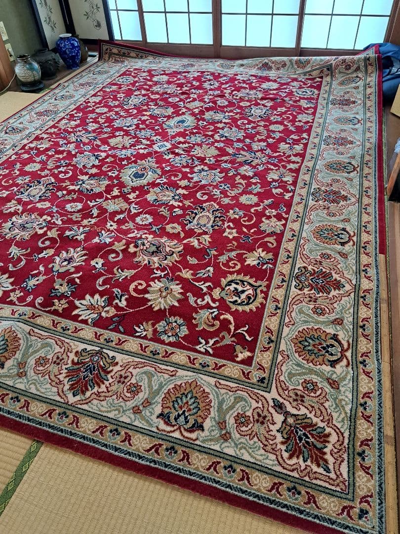 RAMSES 花柄ラグ 約200cm x 300cm