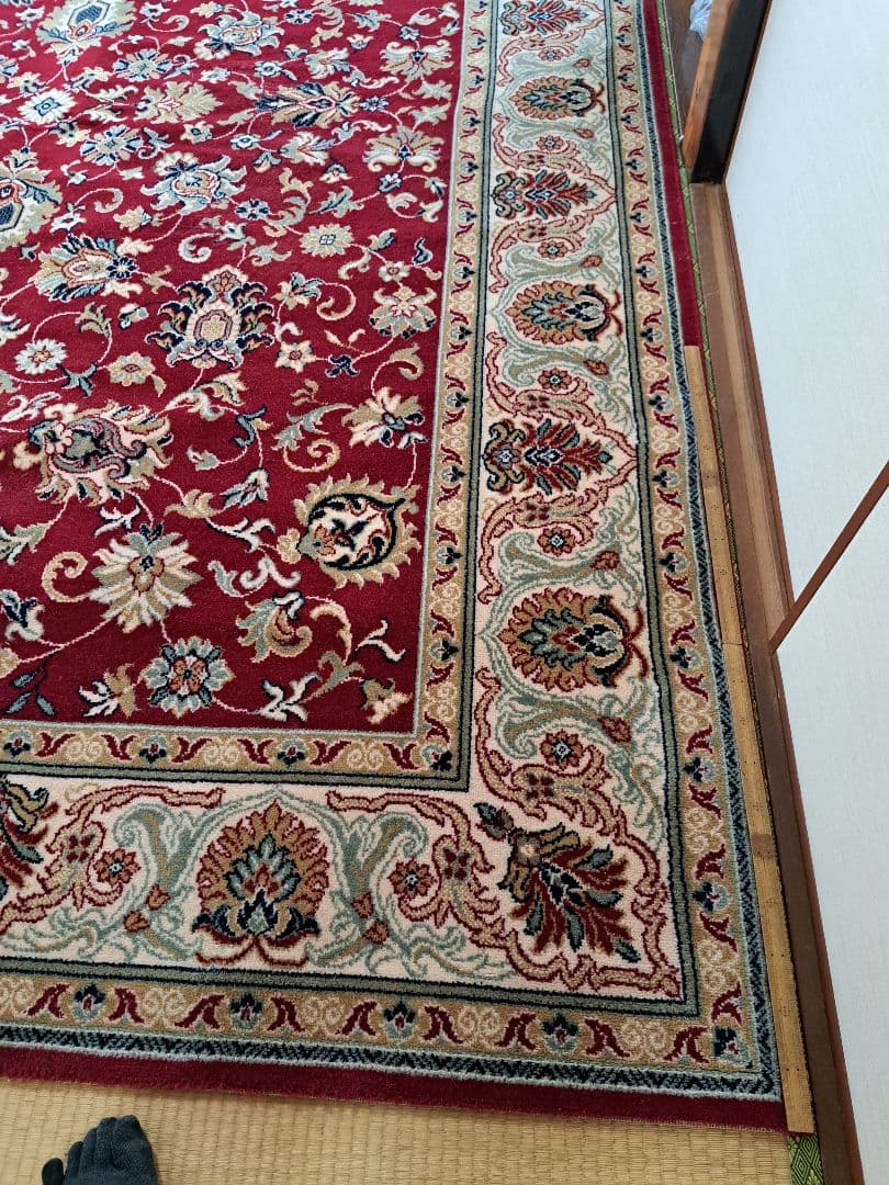 RAMSES 花柄ラグ 約200cm x 300cm