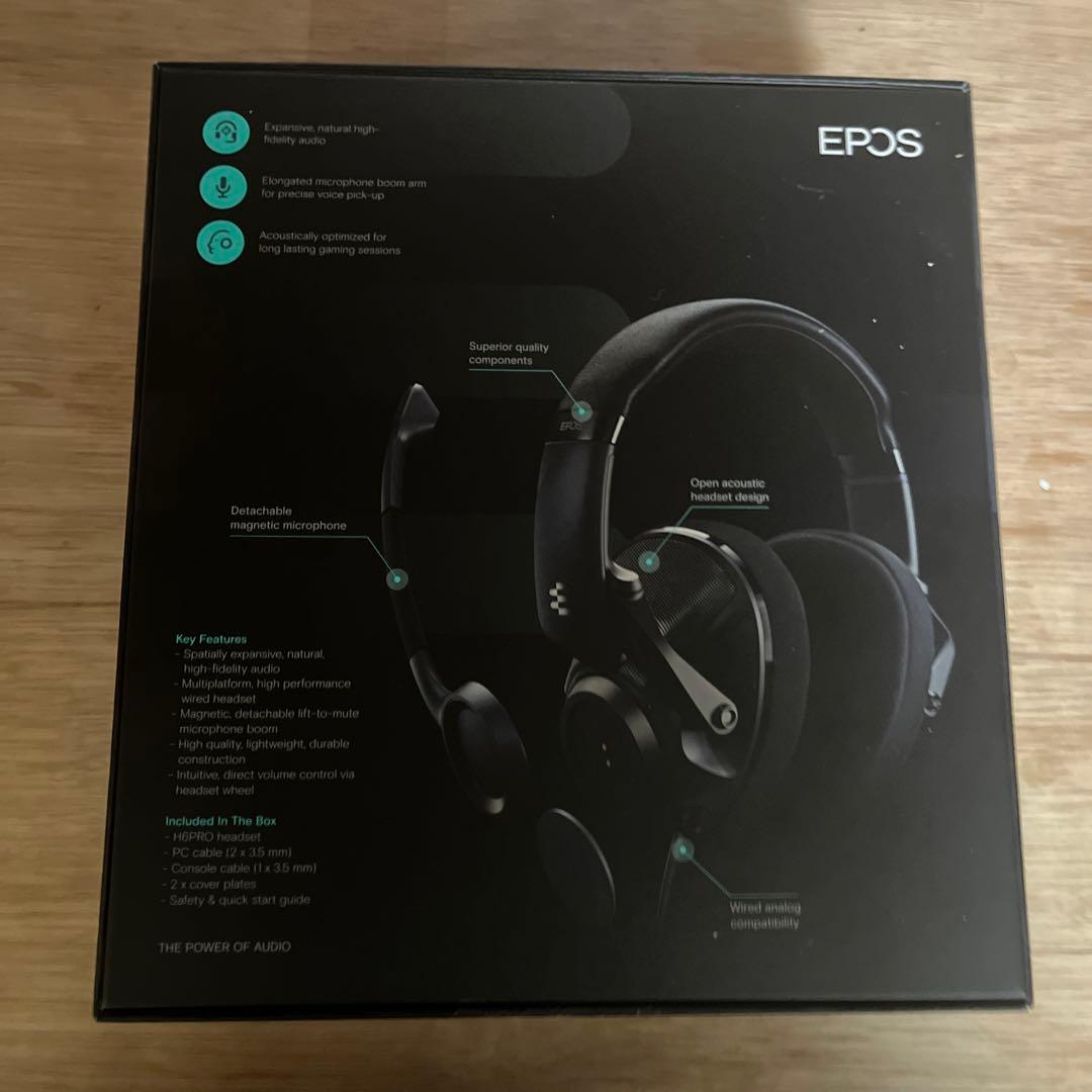 EPOS H6PRO ヘッドホン　密閉型