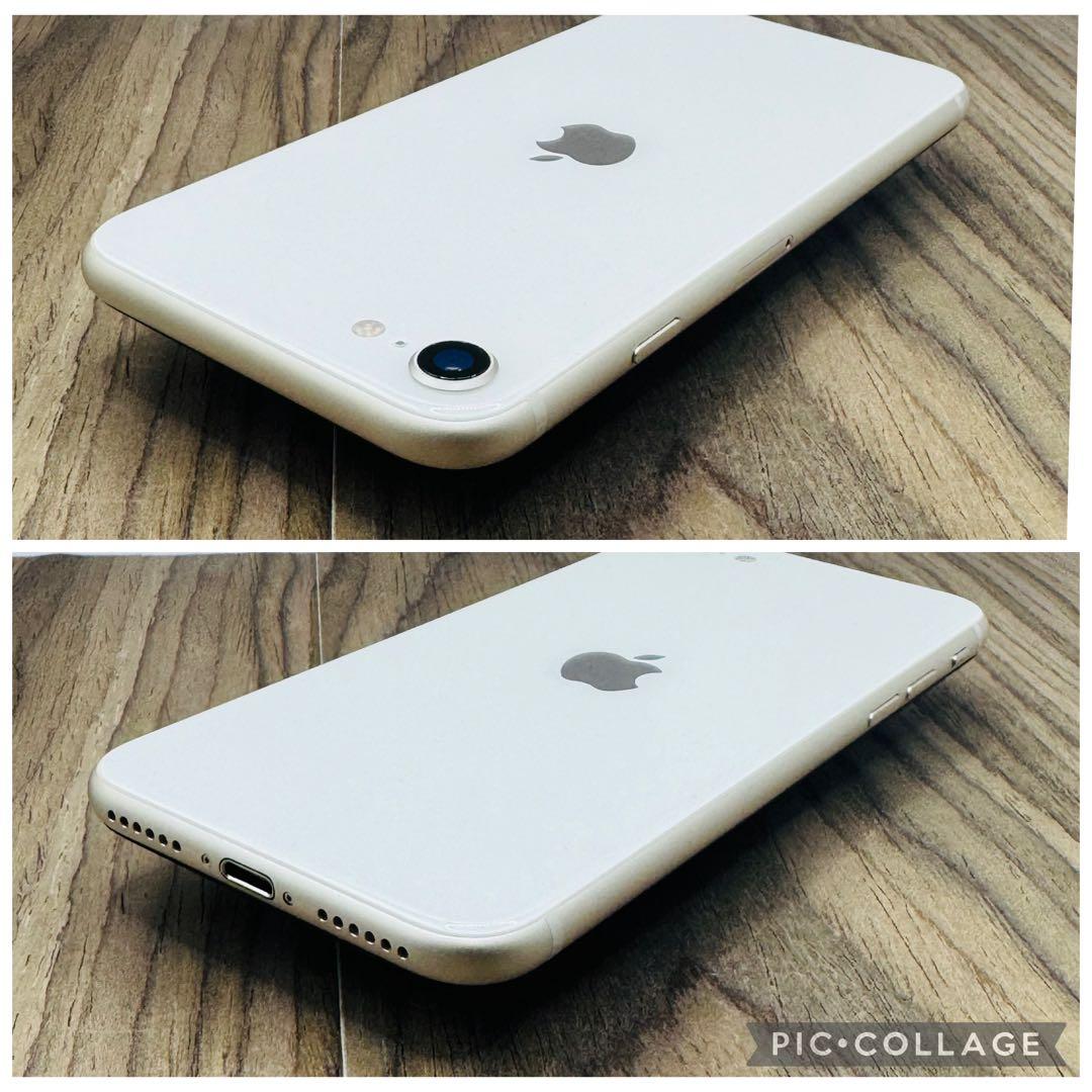【極美品】iPhoneSE3 スターライト 128GB シムフリー 新品液晶電池