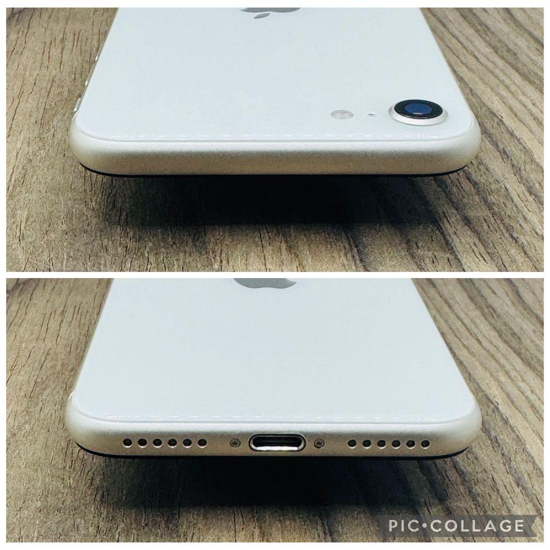 【極美品】iPhoneSE3 スターライト 128GB シムフリー 新品液晶電池