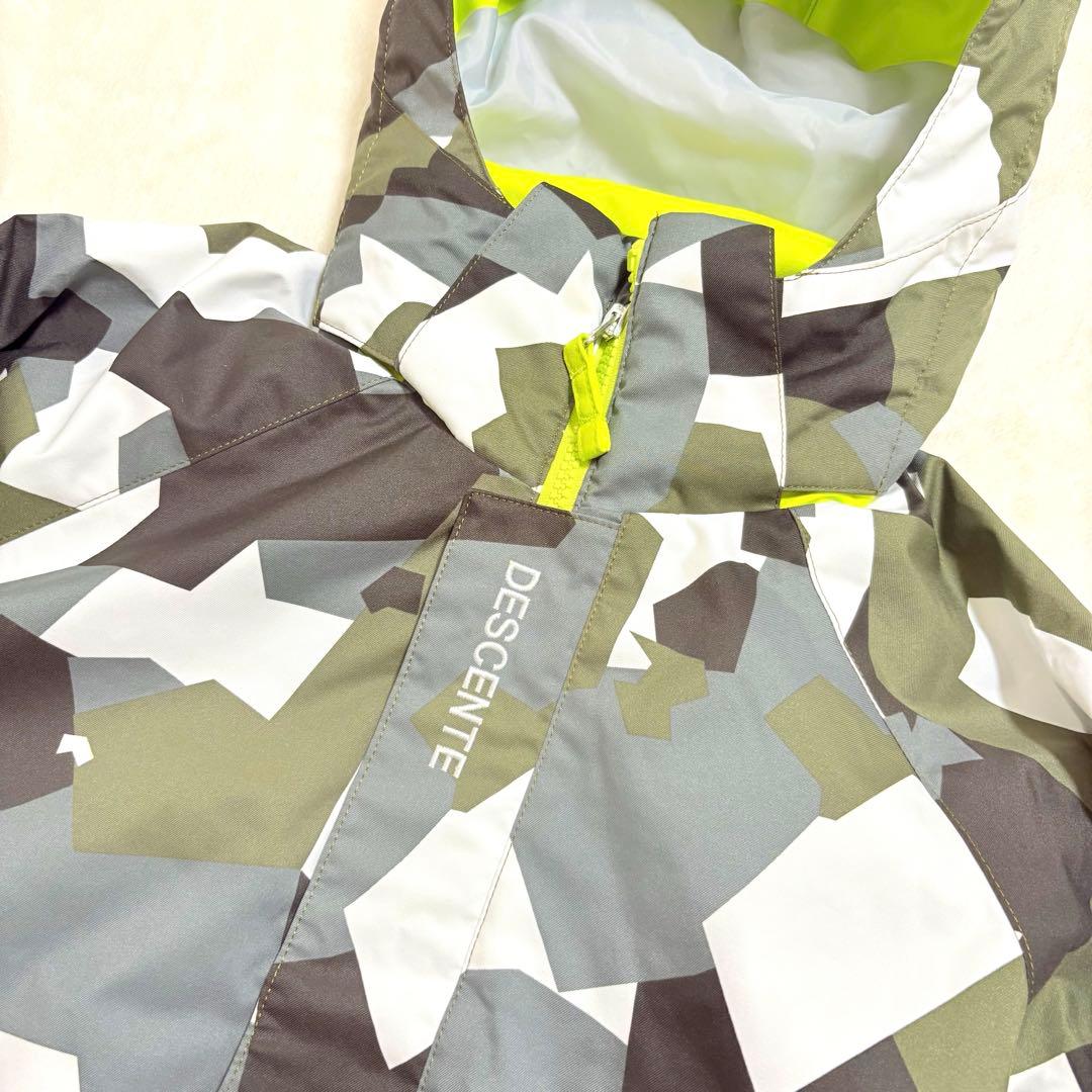 ◆美品◆DESCENTE ヒートナビ 子供用スキーウェア 上下セット 130