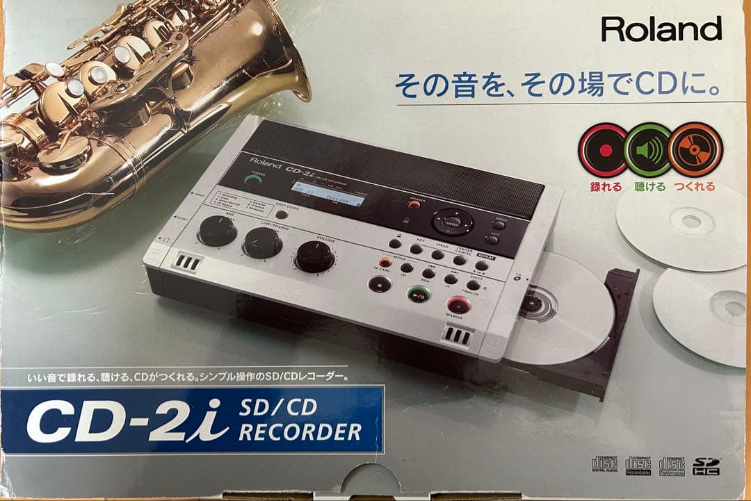 サ*ラ様 Roland CD-2i SD/CDレコーダー 箱付