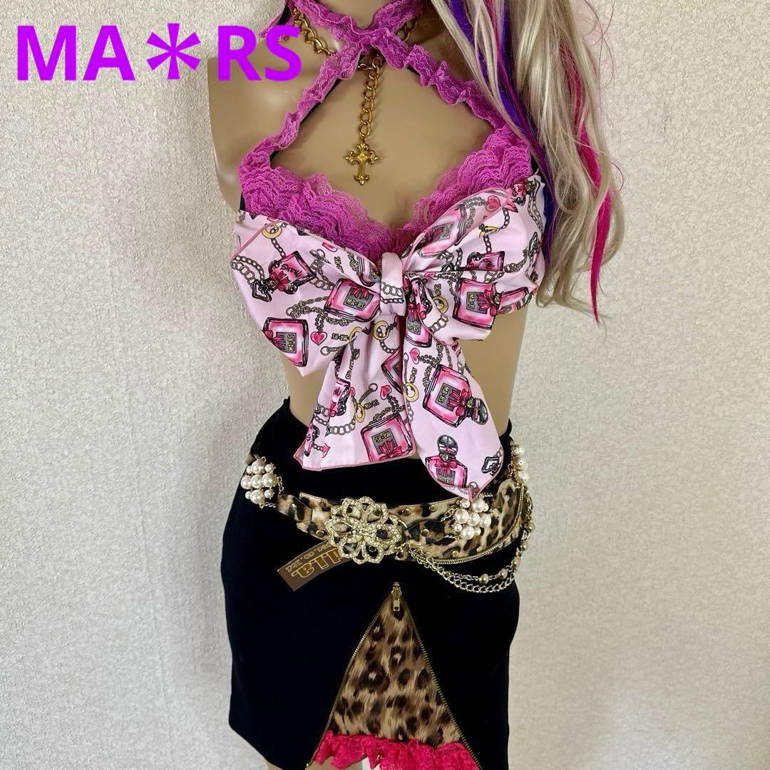 【MA＊RS】MARS マーズ パフューム柄リボンビキニトップス