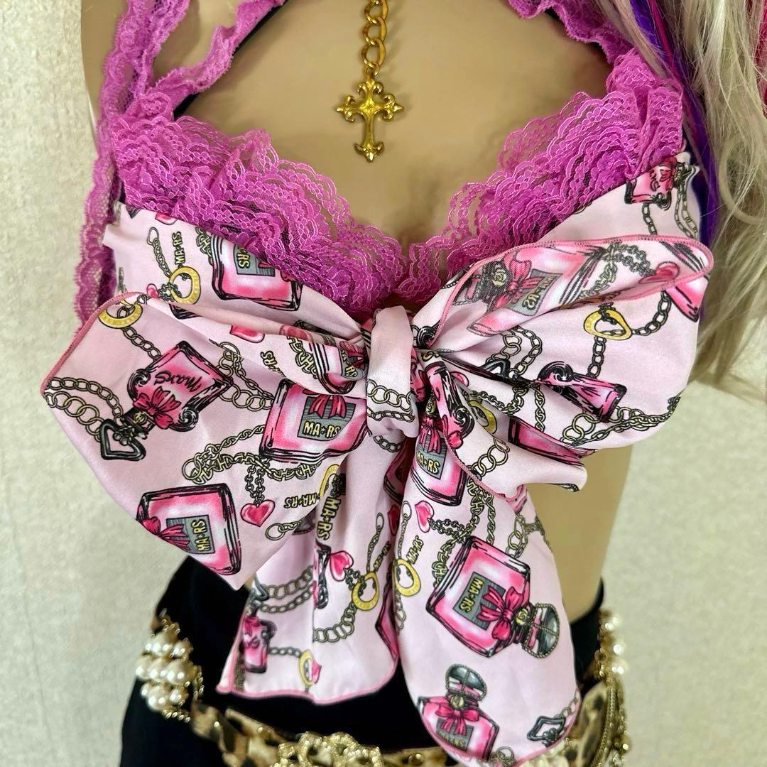 【MA＊RS】MARS マーズ パフューム柄リボンビキニトップス