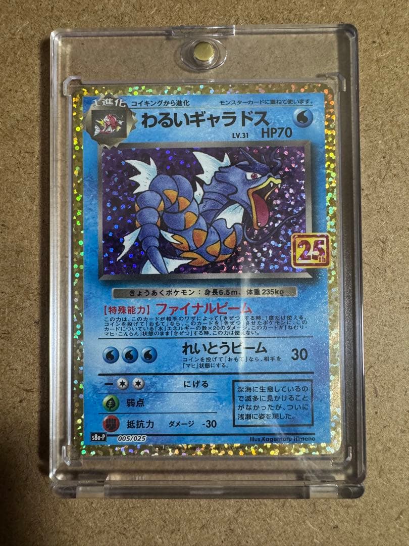 ポケモンカード　わるいギャラドス　25th プロモ　美品