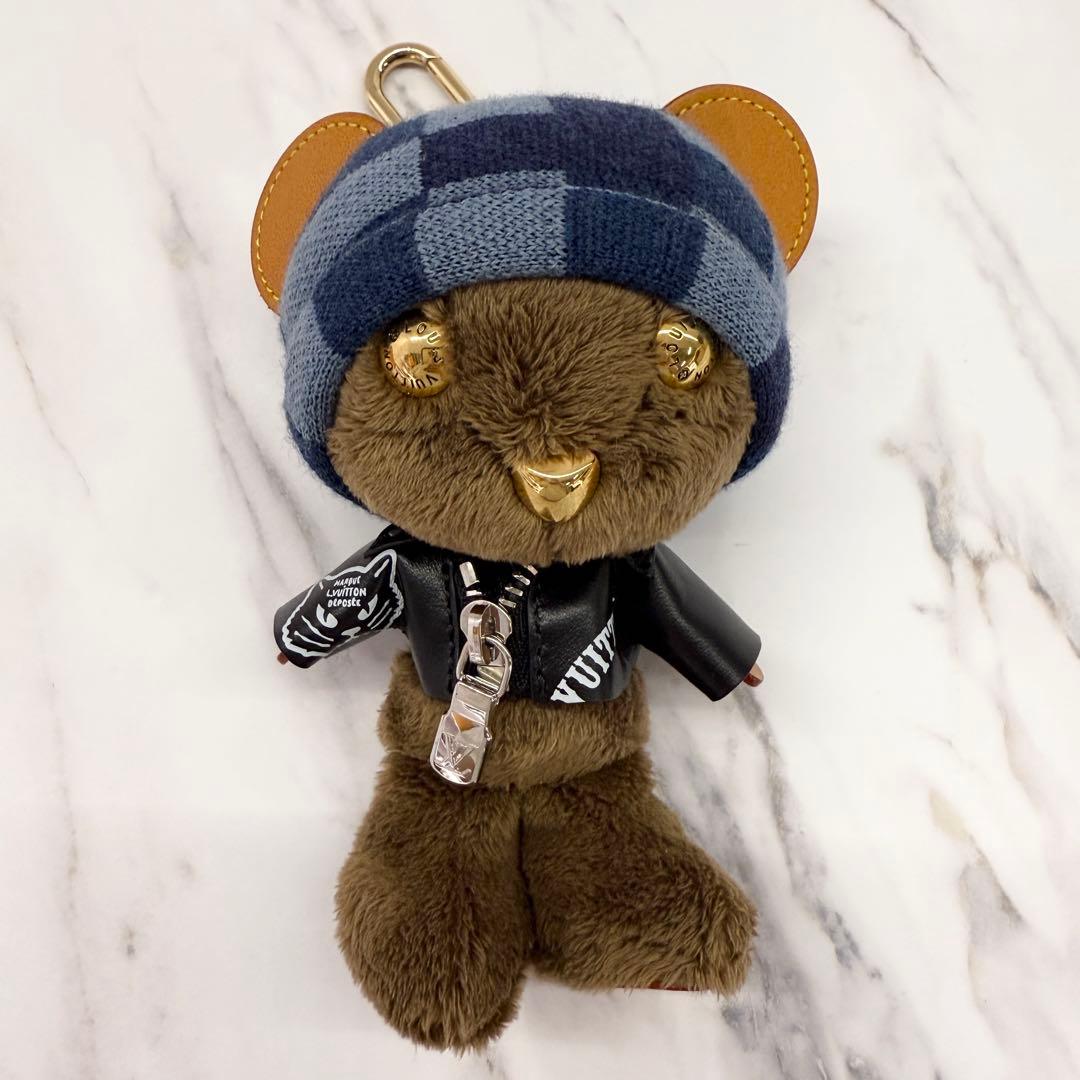 【新作即納】新品未使用 ルイヴィトン バッグチャーム・LV ルイ ベア ブルー