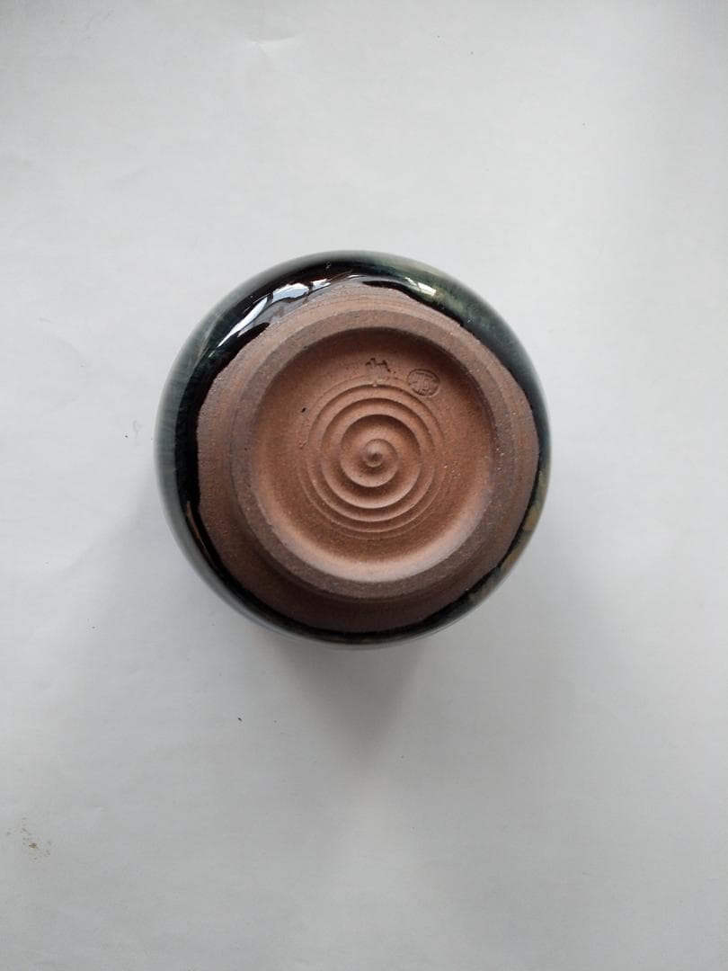 高取焼 火入 高取喜恵 造 共箱 栞 茶道具 茶器 新品 未使用 保管品 です。