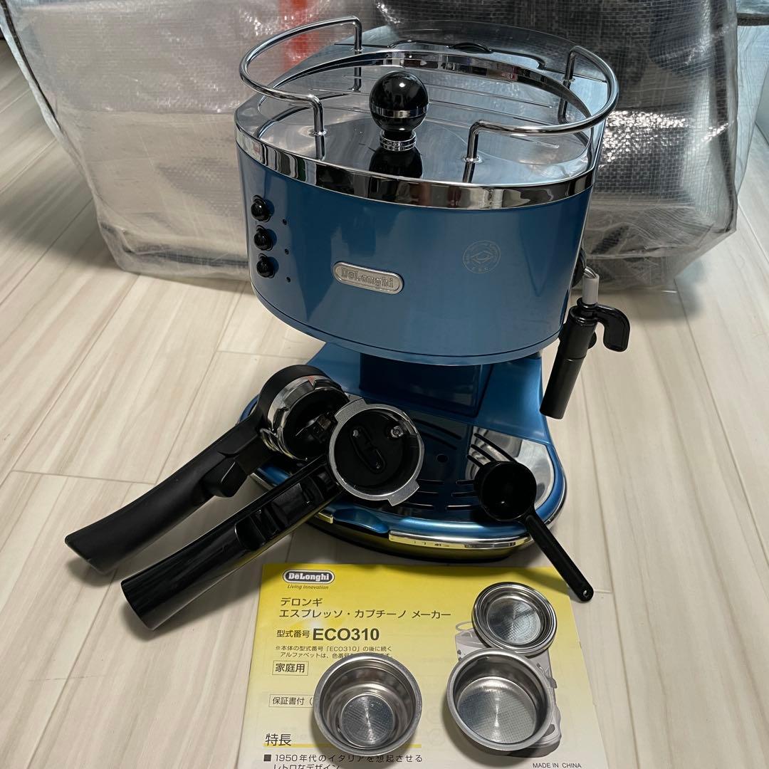 美品 デロンギ エスプレッソ・カプチーノメーカー ECO310B アイコナ