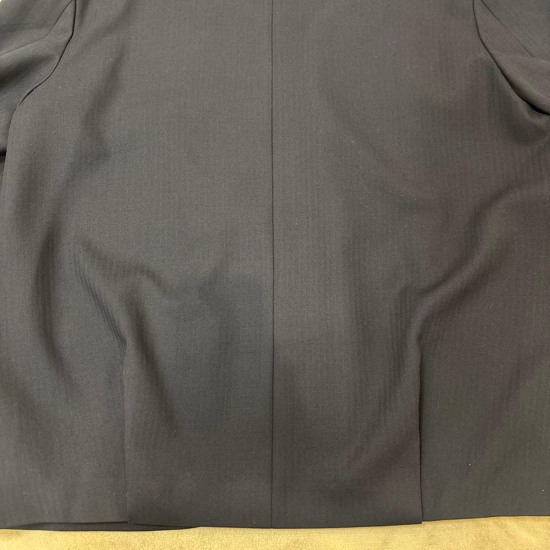 ADERERROR ネイビー ノーカラー ジャケット