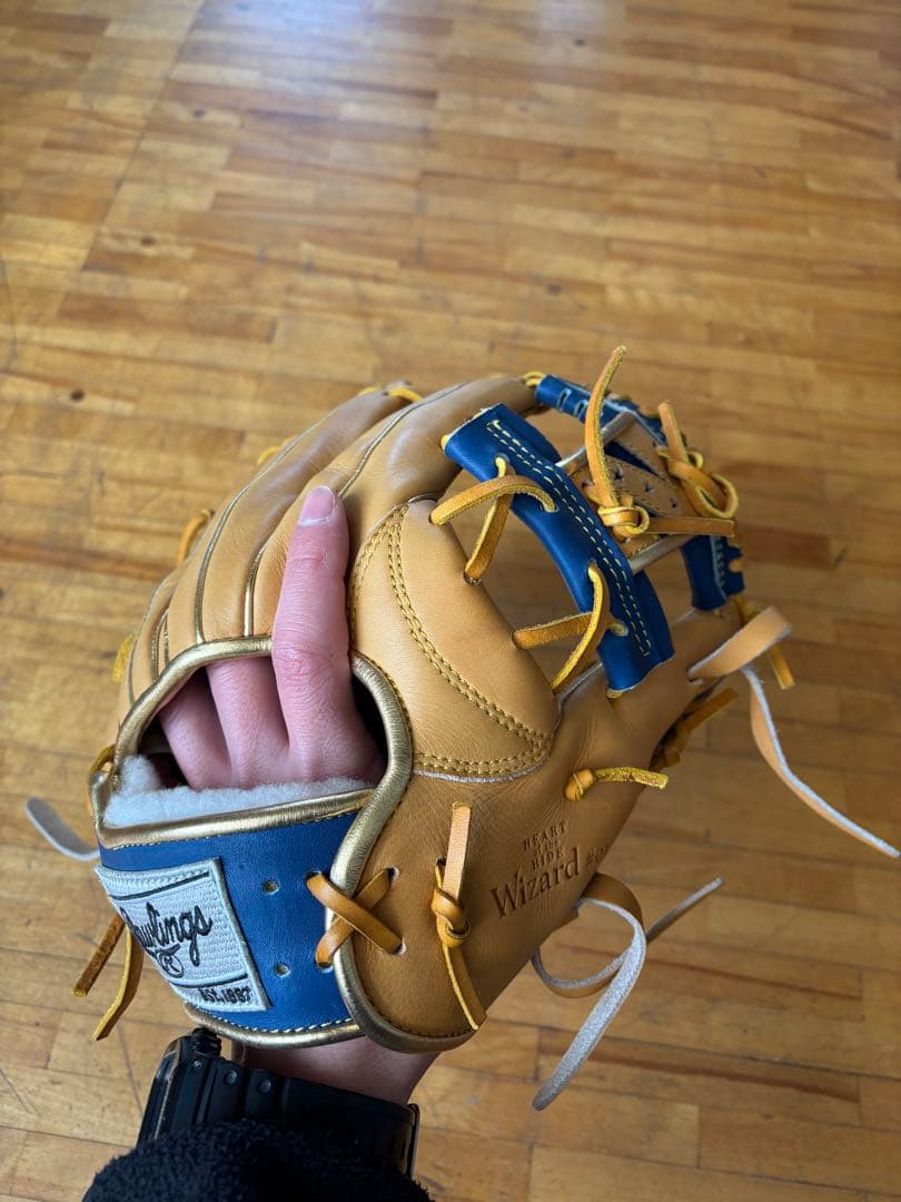 ローリングス　ウィザード#01　軟式用　内野手用　N52MG型　型付済