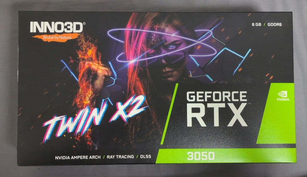 グラフィックボード・グラボ・ビデオカード INNO3D GeForce RTX 3050 6GB