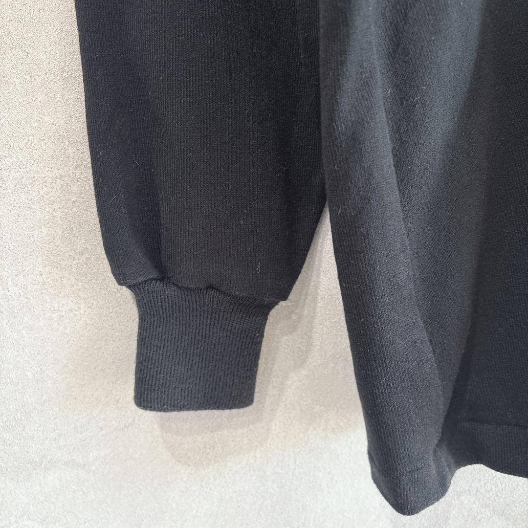 【希少】90s カンタベリー　ALL BLACKS ラガー シャツ S ブラック