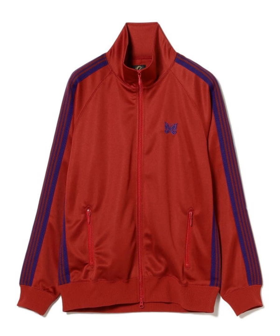 トップス needles TRACK JACKET POLY SMOOTH RED L