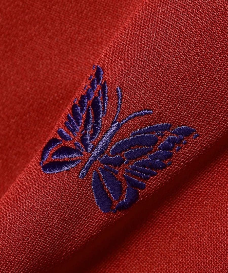 トップス needles TRACK JACKET POLY SMOOTH RED L
