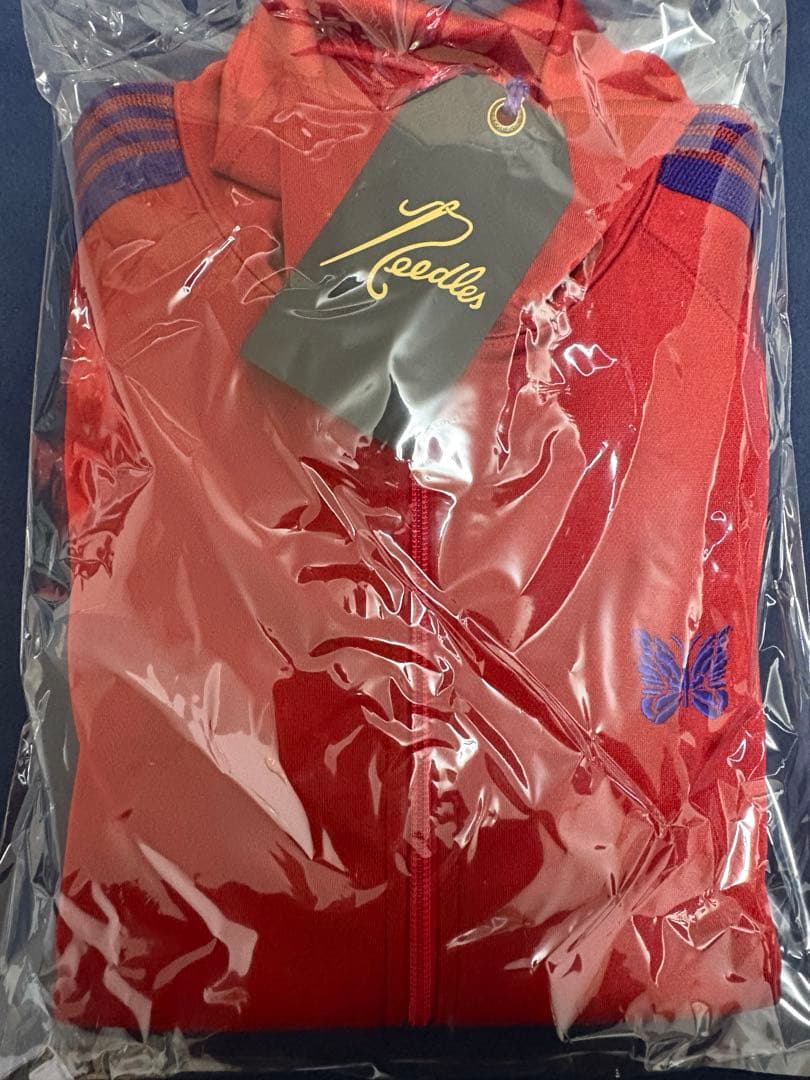 トップス needles TRACK JACKET POLY SMOOTH RED L