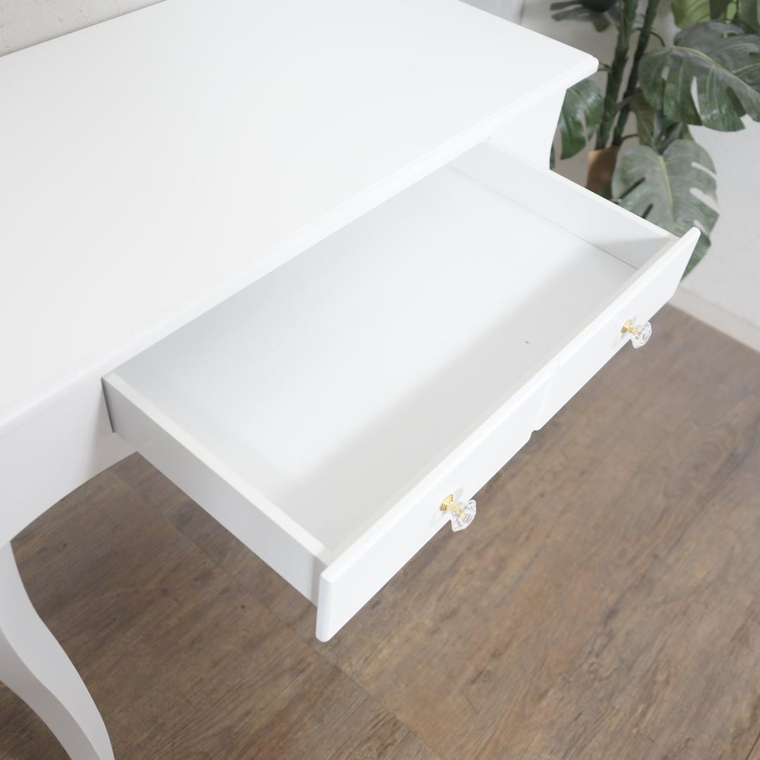 【新品】猫脚　デスク＆スツールセット　アンティーク風　勉強机　アウトレット