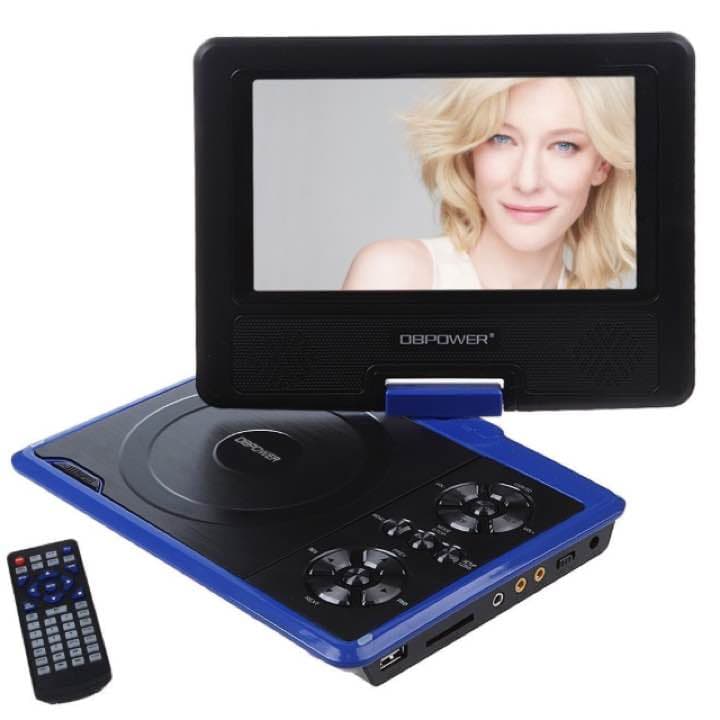 人気商品!! DBPOWER ポータブルDVDプレーヤー 7.5インチ