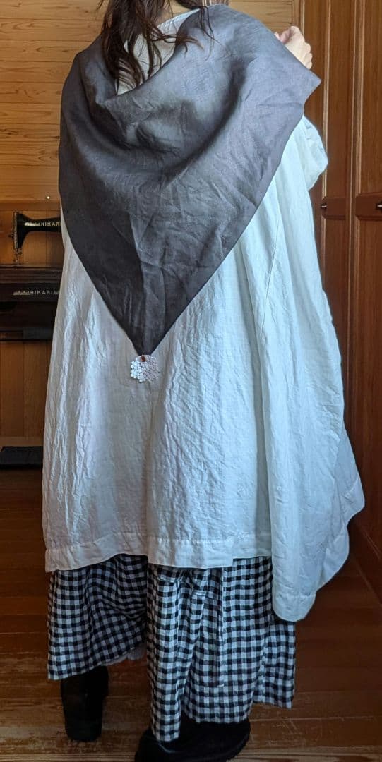 1ハンドメイドパンツとストール2点