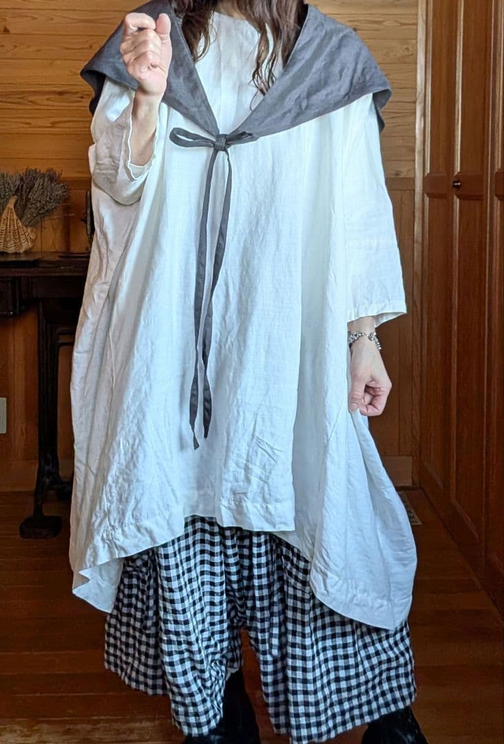 1ハンドメイドパンツとストール2点