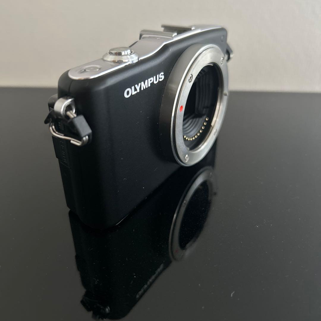 ジャンク品　OLYMPUS E-PM1 ブラック レンズ付き