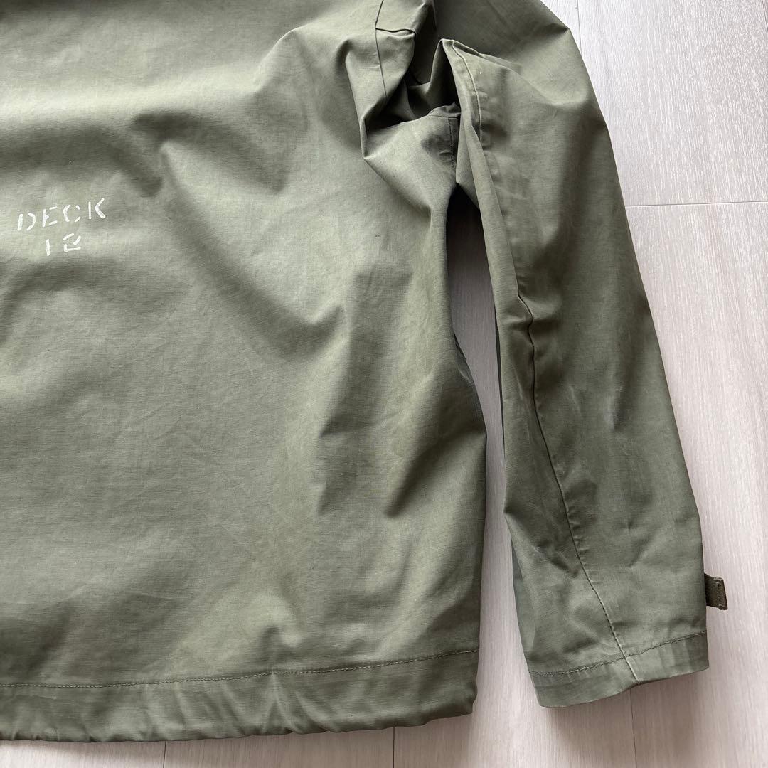 チ*ー様 40s USNAVY デッキレインパーカー レースアップ ビンテージ