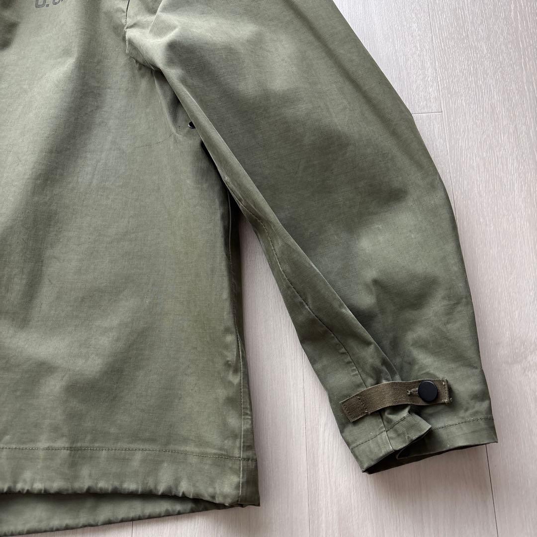 チ*ー様 40s USNAVY デッキレインパーカー レースアップ ビンテージ