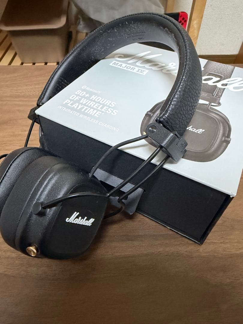 Marshall Major IV ワイヤレスヘッドホン ブラック
