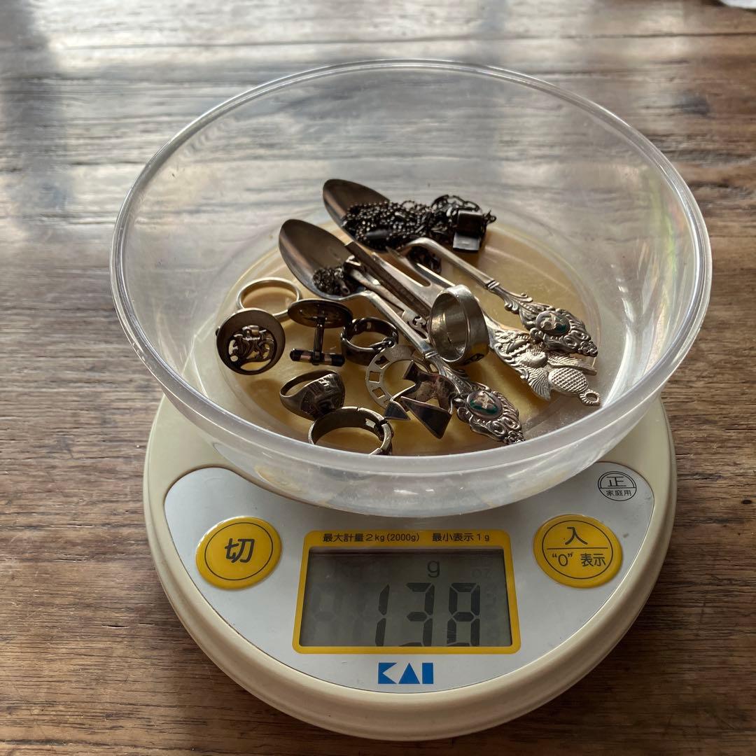 silver925 SILVER 刻印あり　まとめて138g