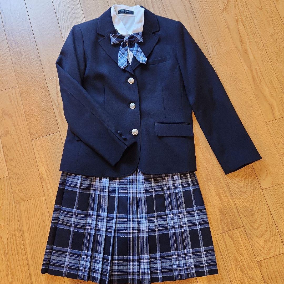 ポンポネット L/160 受験対応 面接 フォーマル セレモニー用 5点セット