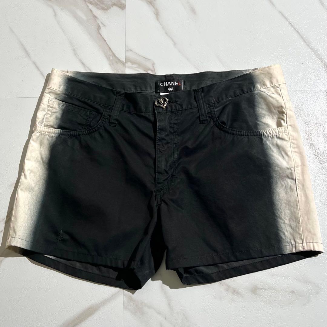 入手困難✨ シャネル CHANEL ココマーク金具 グラデーション 短パン