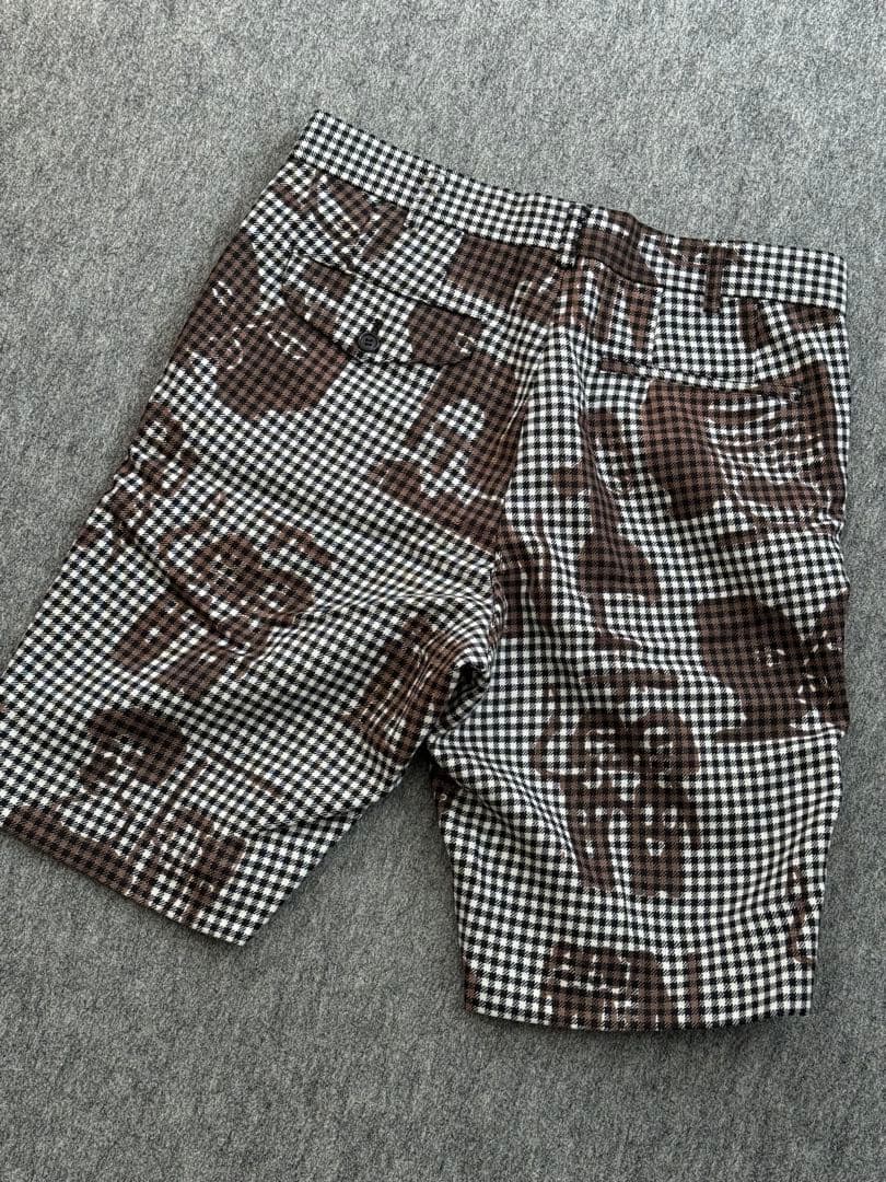 COMME des GARÇONS チェック柄ショートパンツ S