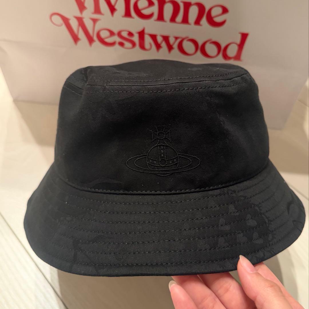 新品未使用 Vivienne Westwood ブラック バケットハット