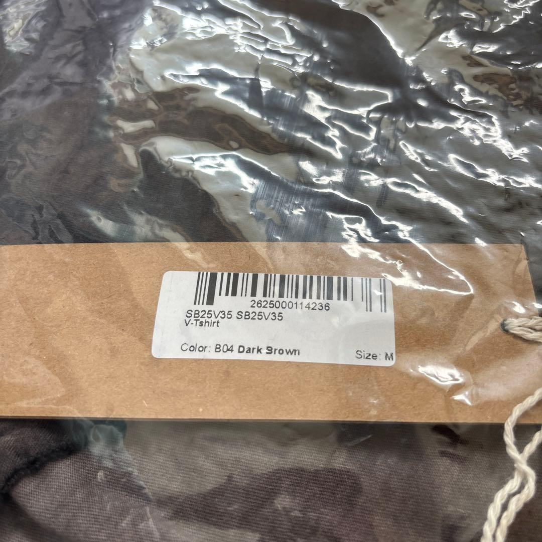 新作　salsation V-Tシャツ ダークブラウン　M