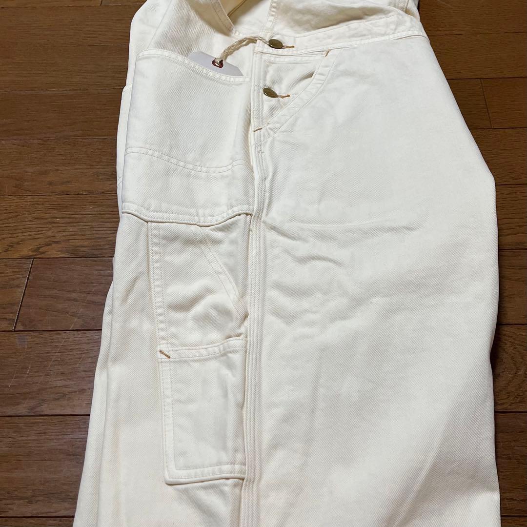 直営店限定品【激レア】FULLCOUNT ホワイトオーバーオール　フルカウント