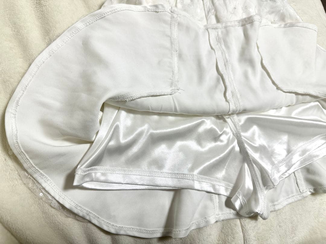 ホワイト　キャバドレス　M