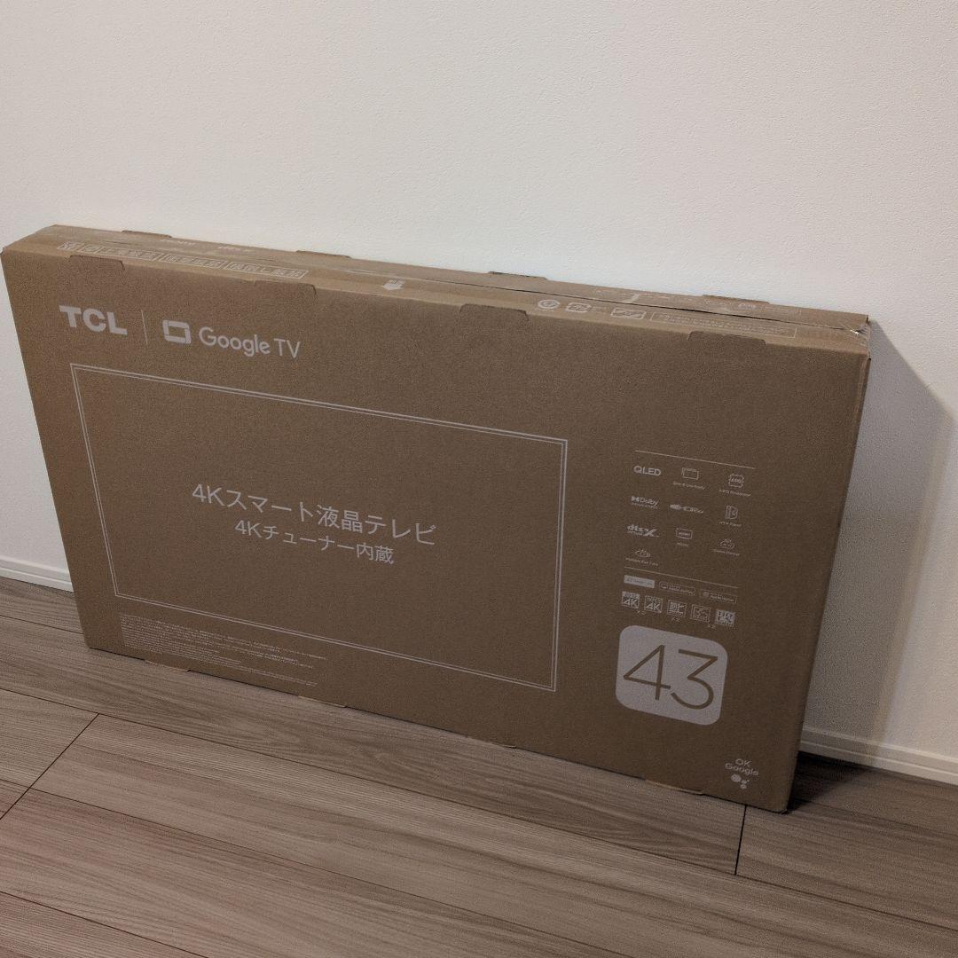 TCL 43インチ 4K スマートテレビ　43P7K