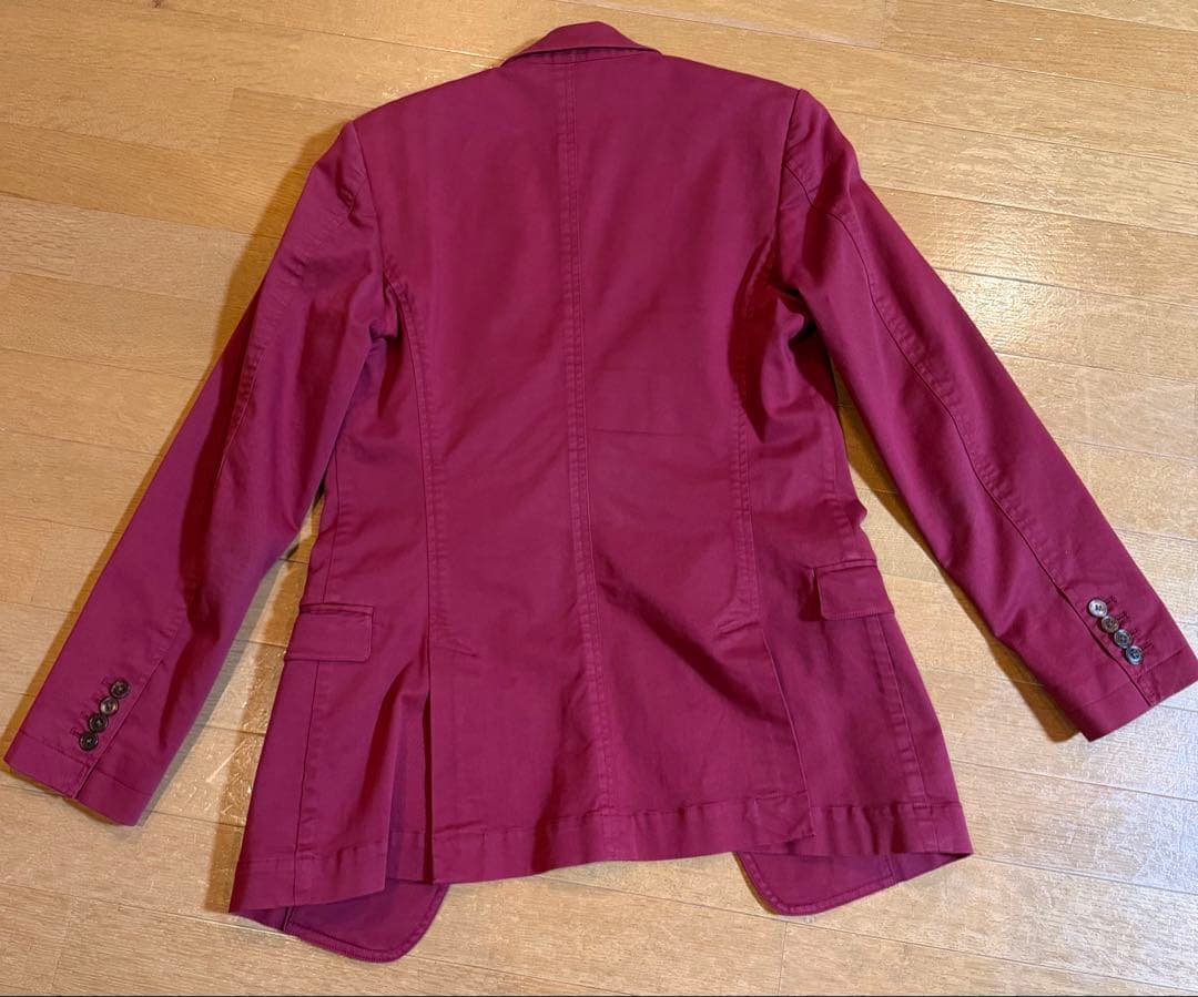 DOLCE & GABBANA レッド テーラードジャケット