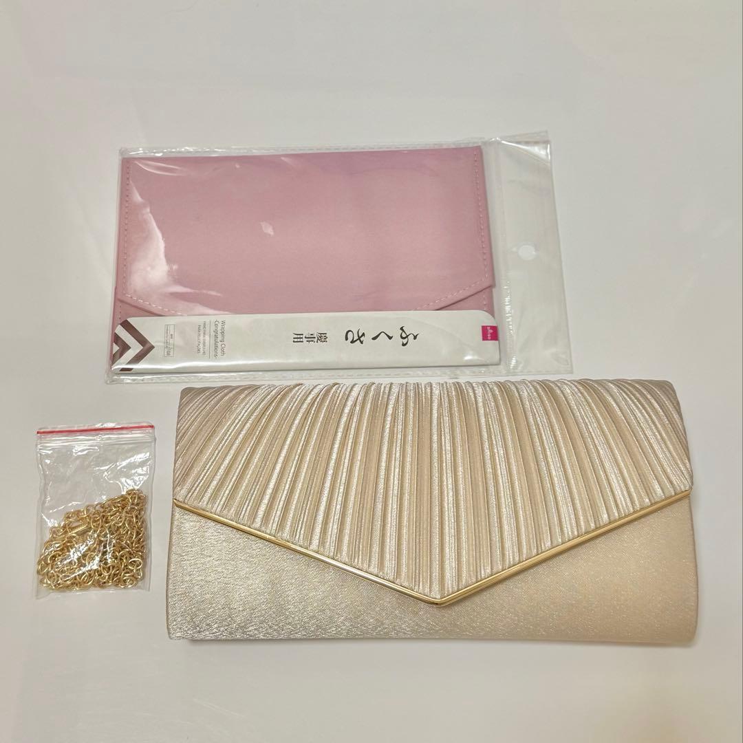 Leja フラワーモチーフアシンメトリーチュールマーメイドワンピースドレス 鞄付