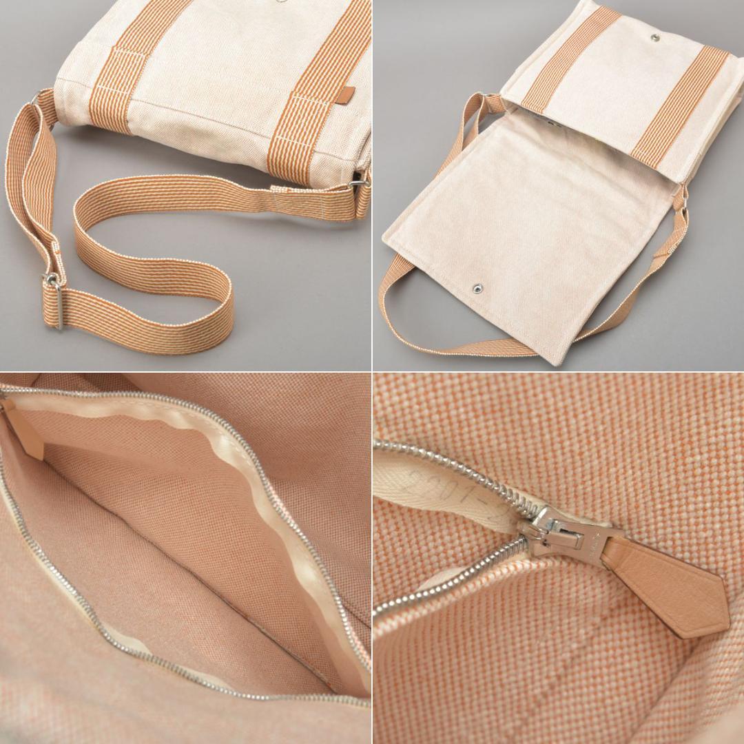 美品◇エルメスニューフールトゥバサスPMショルダーバッグクリーニング済オレンジ