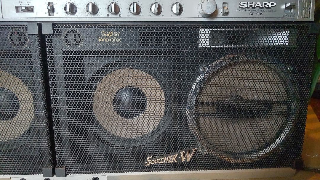 SHARP GF-909 サラブレッド ラジカセ (ジャンク) シャープ