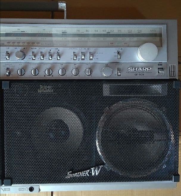 SHARP GF-909 サラブレッド ラジカセ (ジャンク) シャープ