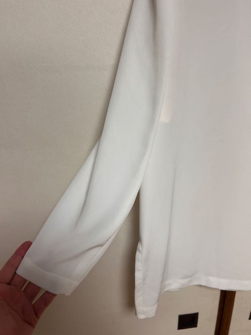 ピエール・バルマン　ダブルプレスト　テーラードジャケット　ホワイト　肩パッド入り