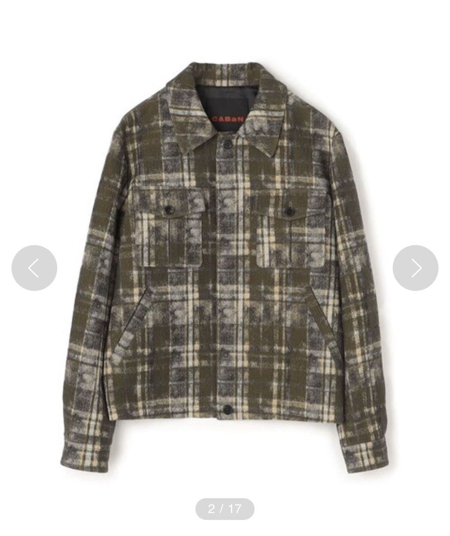 GABaN キャバン コットンジャカード ブルゾン