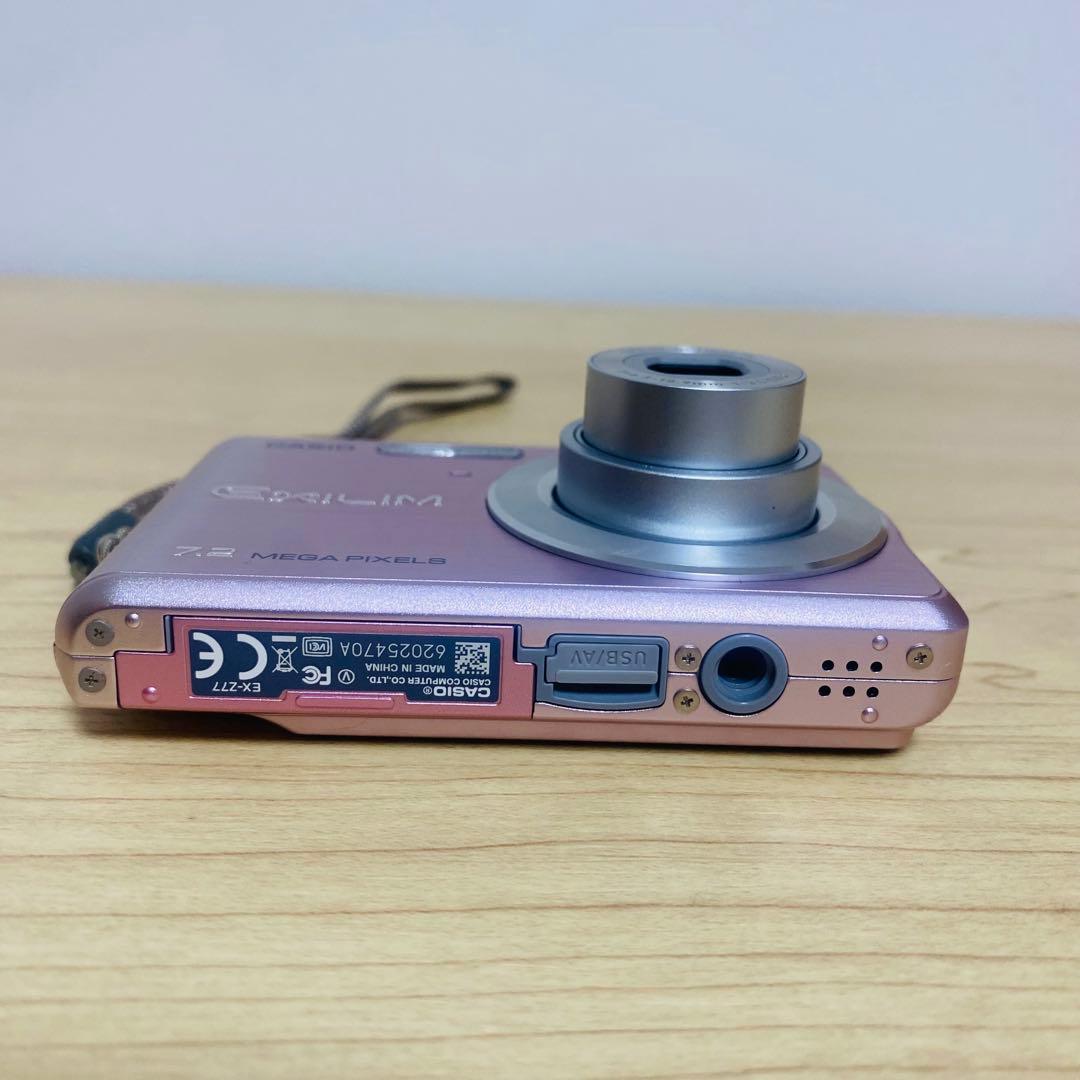 【美品】CASIO カシオ　EXILIM EX-Z77 ピンク デジカメ