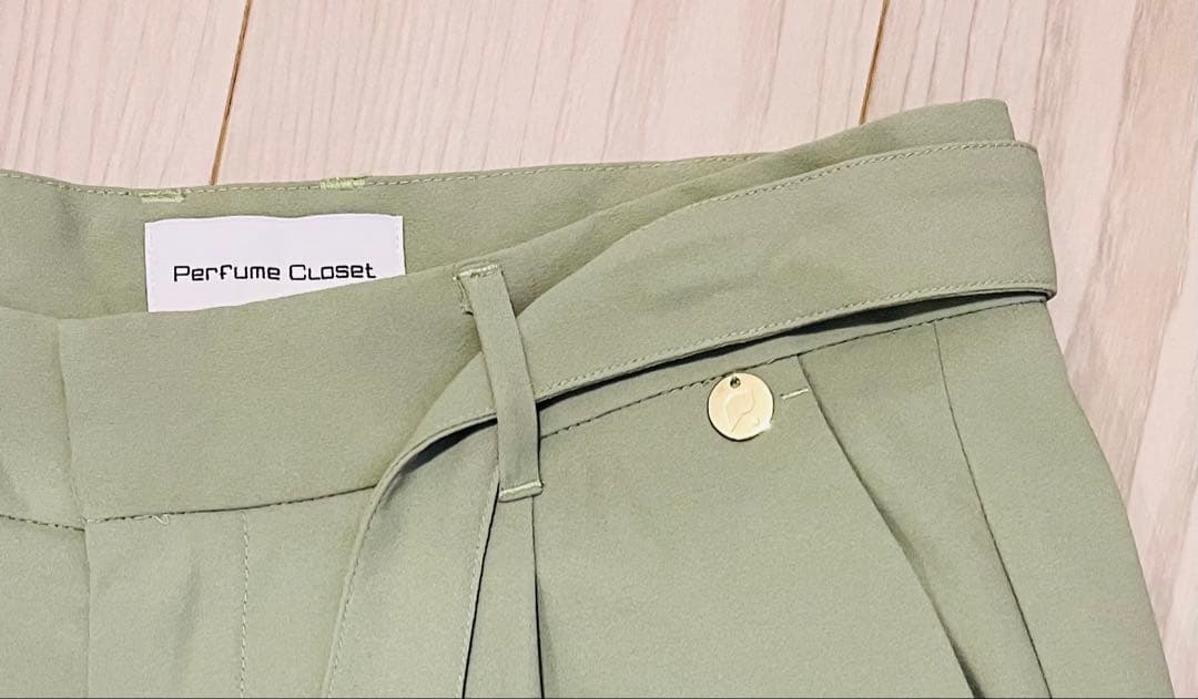 【Perfume closet】2way レイヤードスカートパンツ