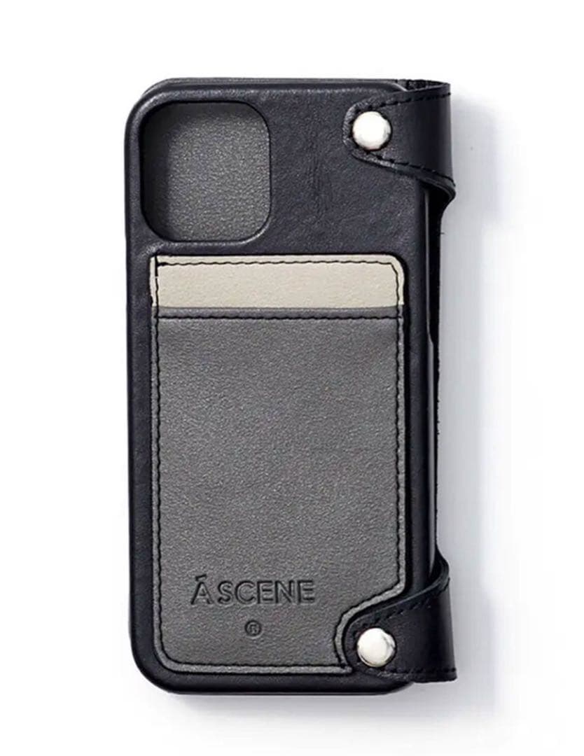 A SCENE 手帳型ケース ブラック/グレー/ベージュ